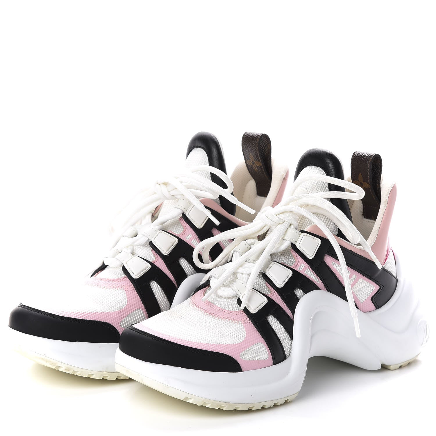 Louis Vuitton Calfskin Technical Nylon LV Archlight Sneaker 38 Rose Clair 3 of 7