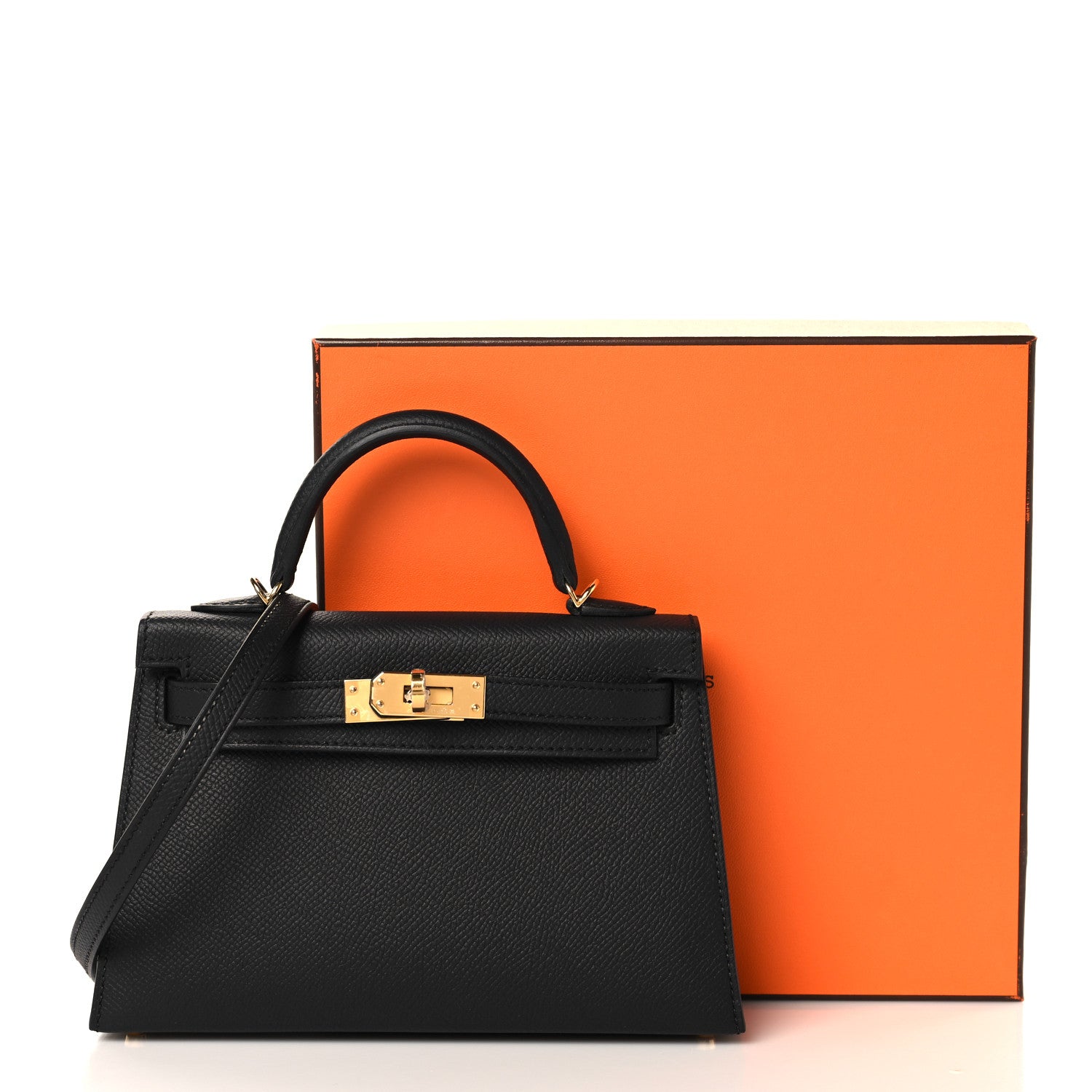 Hermes Epsom Mini Kelly Sellier 20 Black 11 of 11
