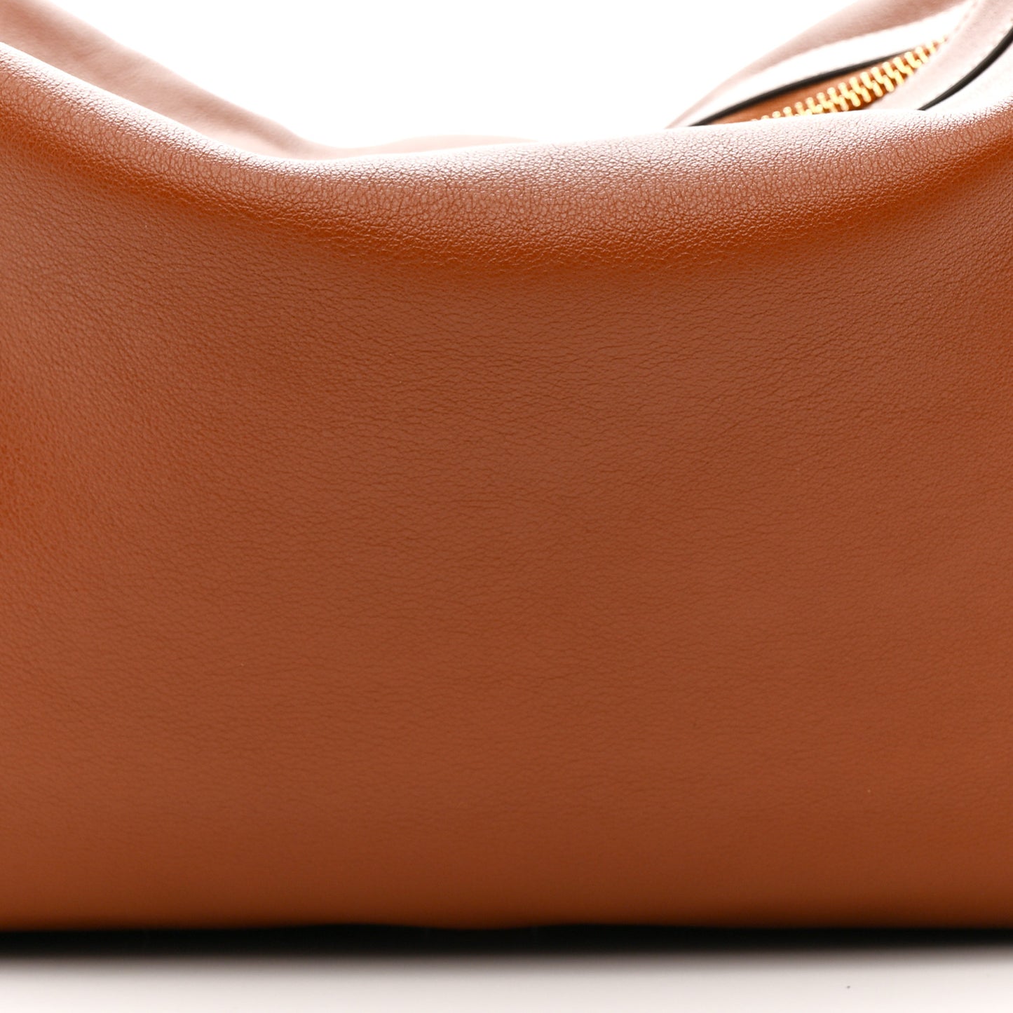 Supple Calfskin Large Romy Shoulder Bag Tan