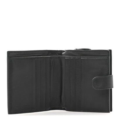 Bottega Veneta Nappa Intrecciato Snap Wallet Black 5 of 9