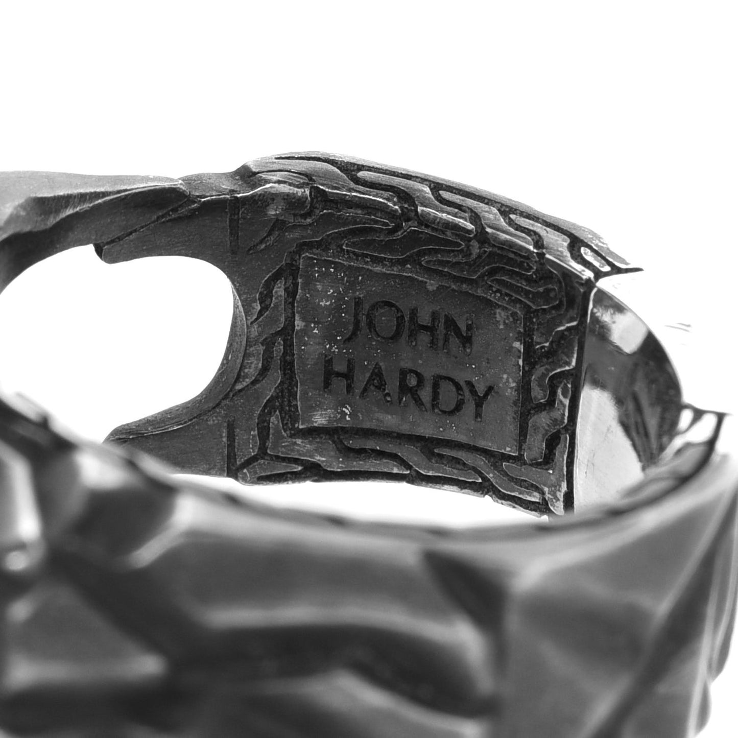 Blackened Sterling Silver Naga Dragon Head Ring 65 11