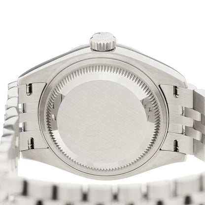 Rolex Stainless Steel 18K White Gold Diamond Mother of Pearl 28mm Oyster Perpetual Datejust Watch 279174 4 of 5