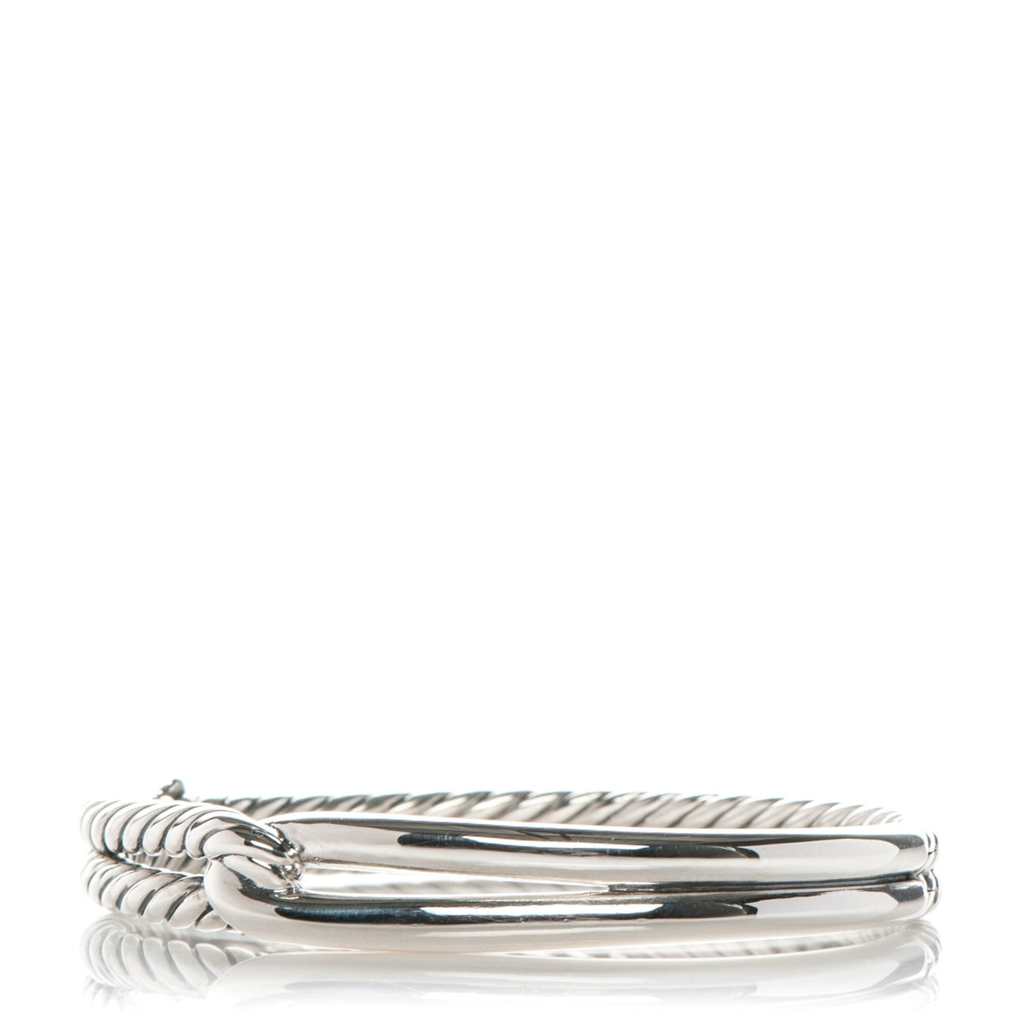 Sterling Silver 10mm Single Loop Labyrinth Bracelet