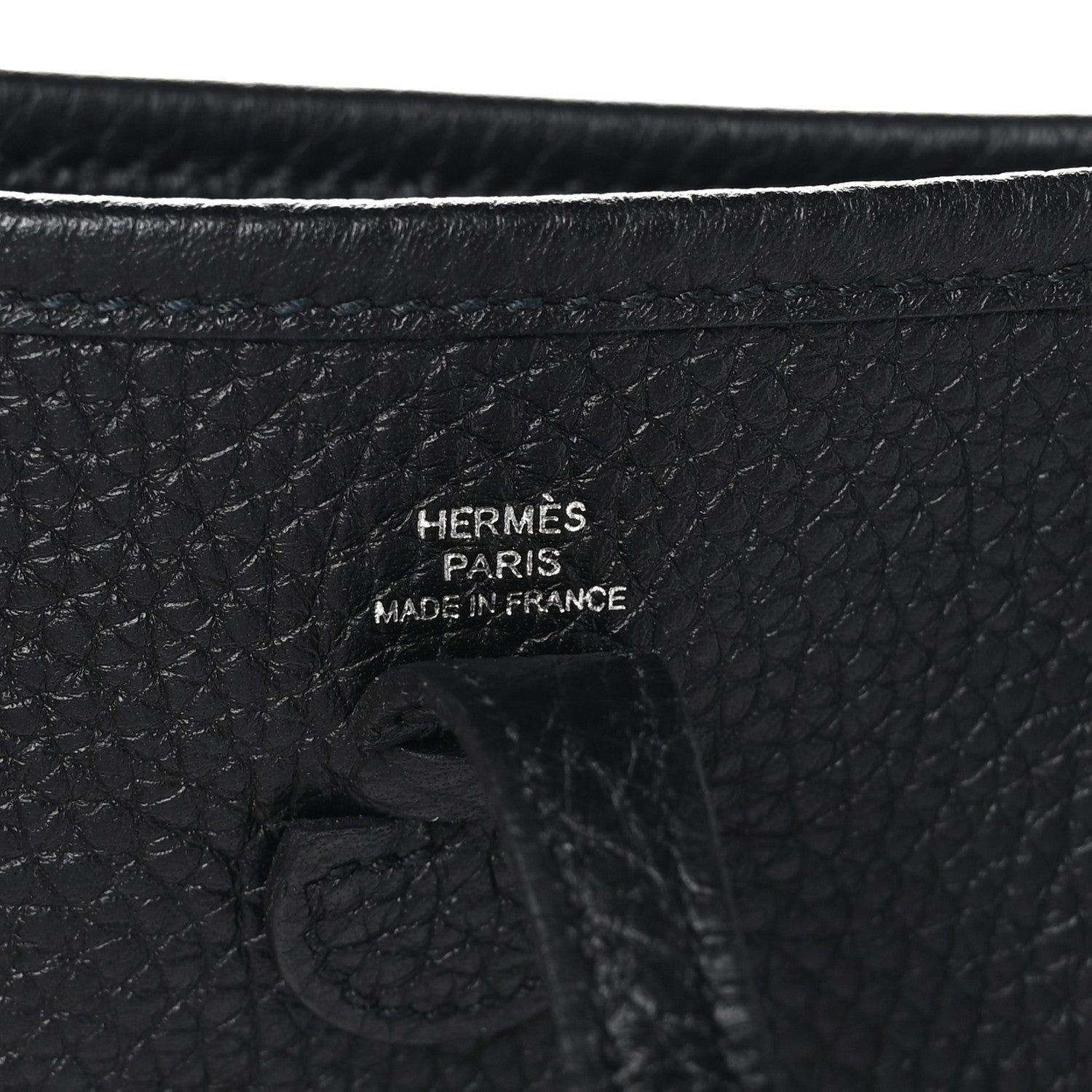 Hermes Taurillon Clemence Evelyne TPM Black 6 of 11