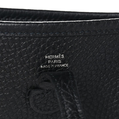 Hermes Taurillon Clemence Evelyne TPM Black 6 of 11