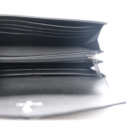 Chanel Caviar Envelope Long Wallet Black 5 of 10
