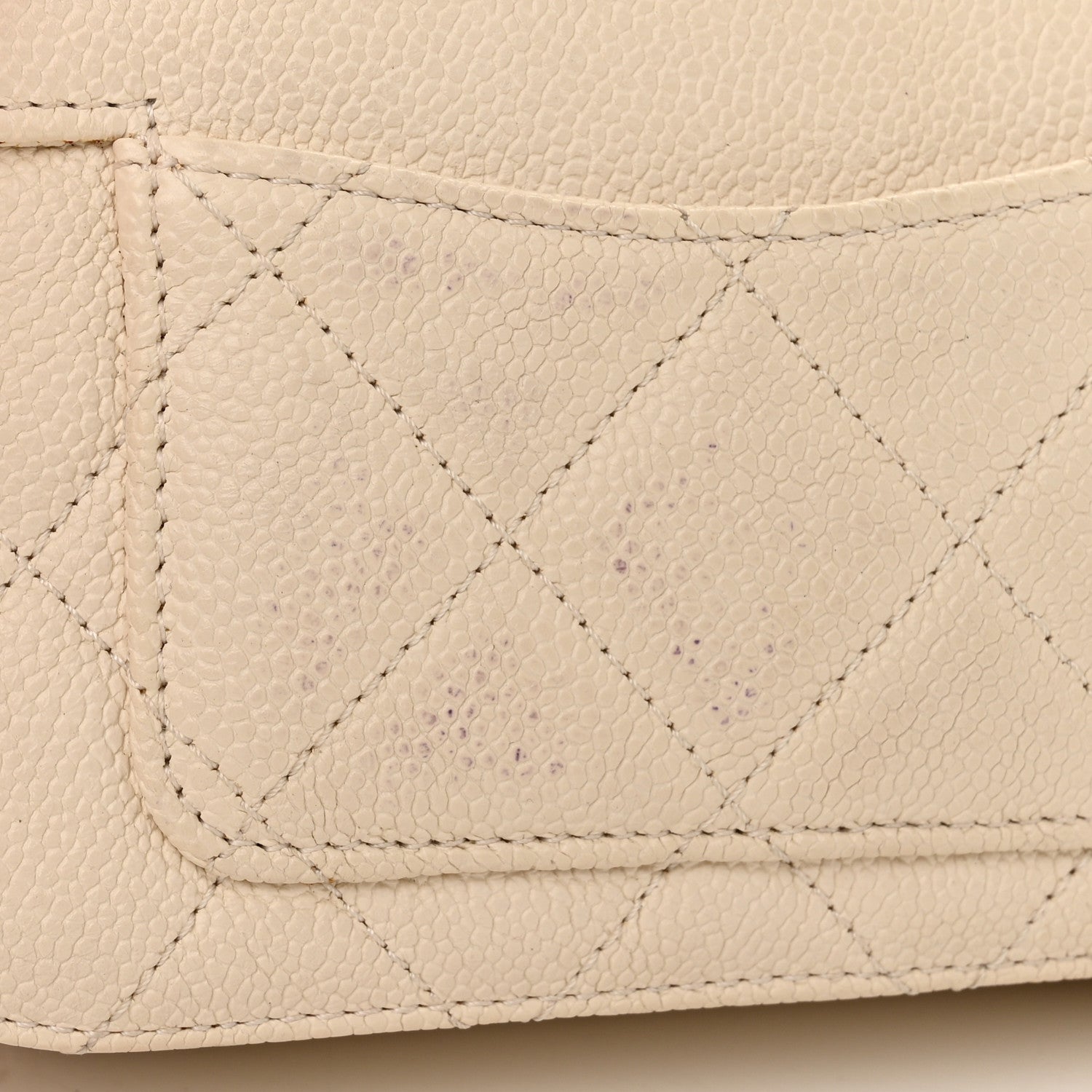 Chanel Caviar Quilted Flap Waist Bag White 11 of 15