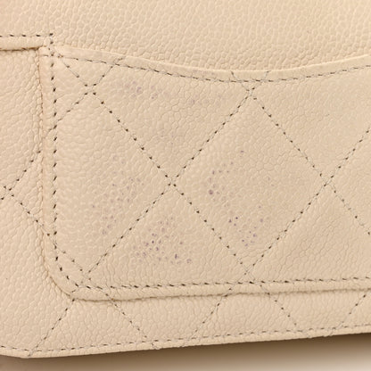 Chanel Caviar Quilted Flap Waist Bag White 11 of 15