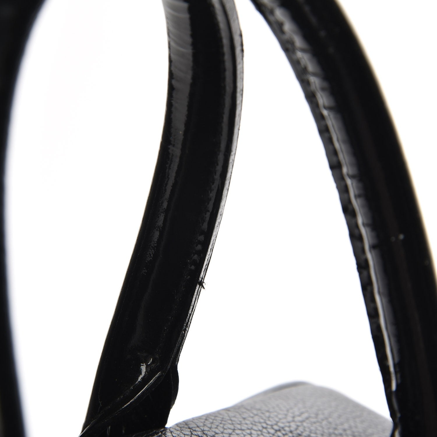 Chanel Caviar Patent Large Bowler Black 8 of 8