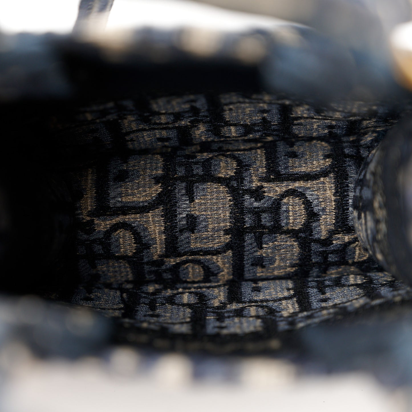 Oblique Mini Book Tote Phone Bag Blue