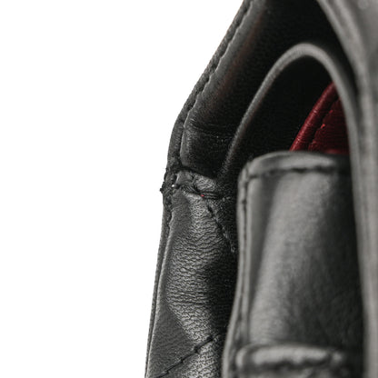 Chanel Lambskin Quilted Medium Double Flap Black 15 of 18