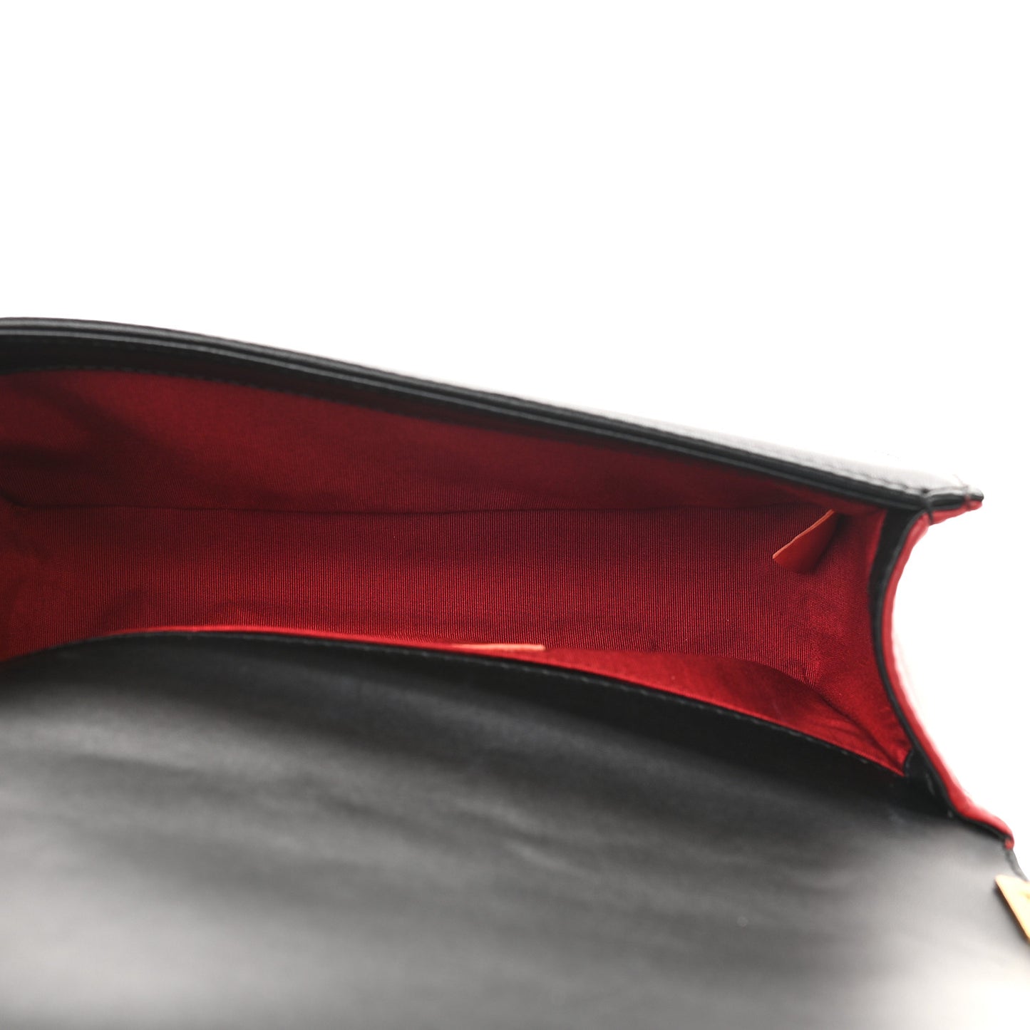 Lambskin Quilted Medium Boy Flap Dark Red Black