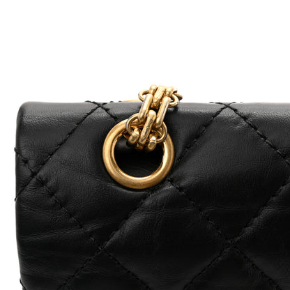 Chanel Aged Calfskin Quilted 2.55 Reissue 226 Flap Black 12 of 13
