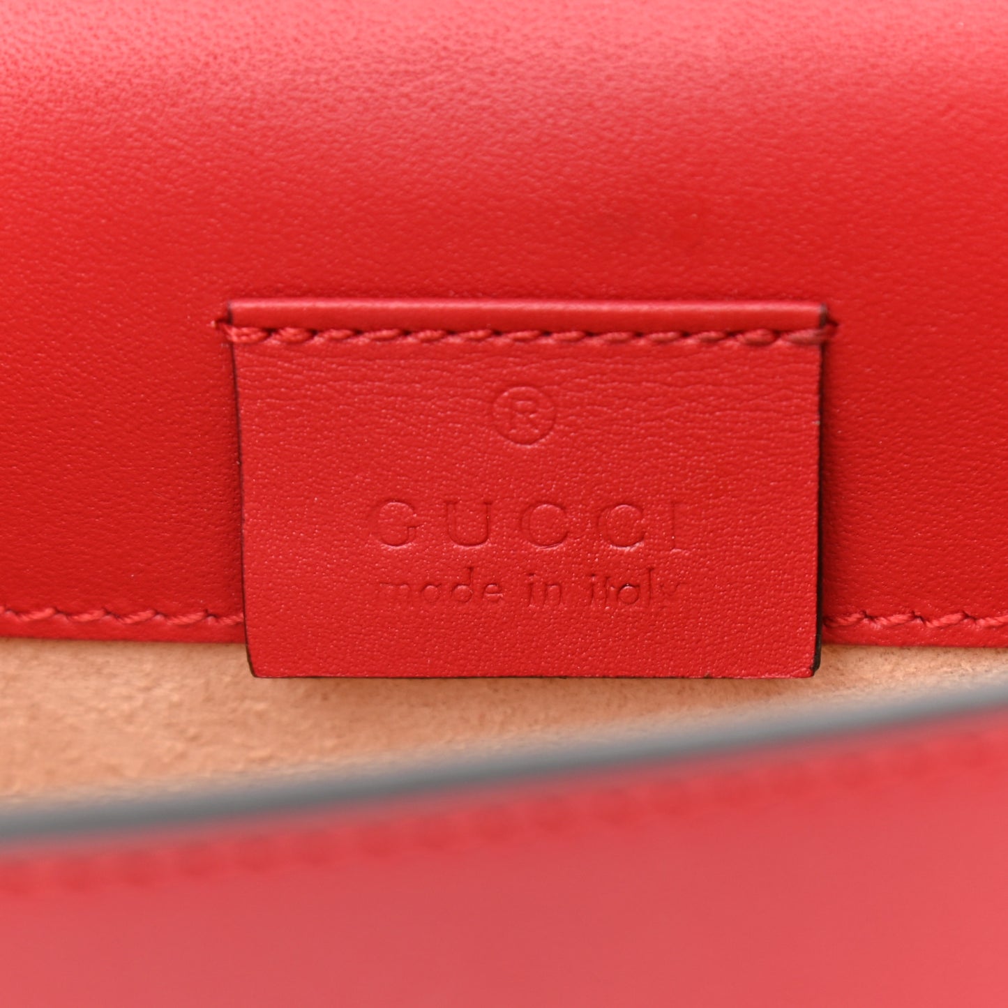Calfskin Super Mini Sylvie Chain Shoulder Bag Hibiscus Red