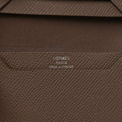 Hermes Epsom Bearn Card Holder Wallet Etoupe 6 of 8