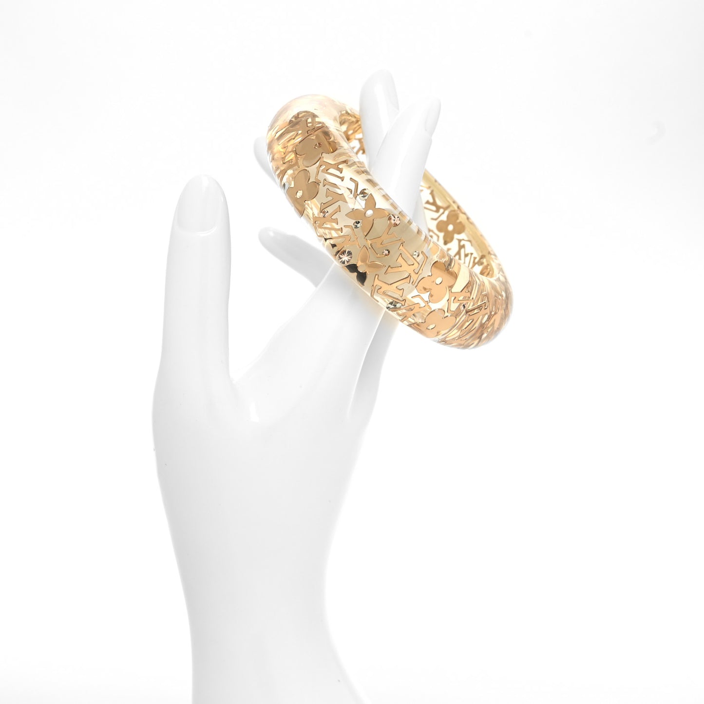 Resin Swarovski Medium Inclusion Bracelet GM Transparent