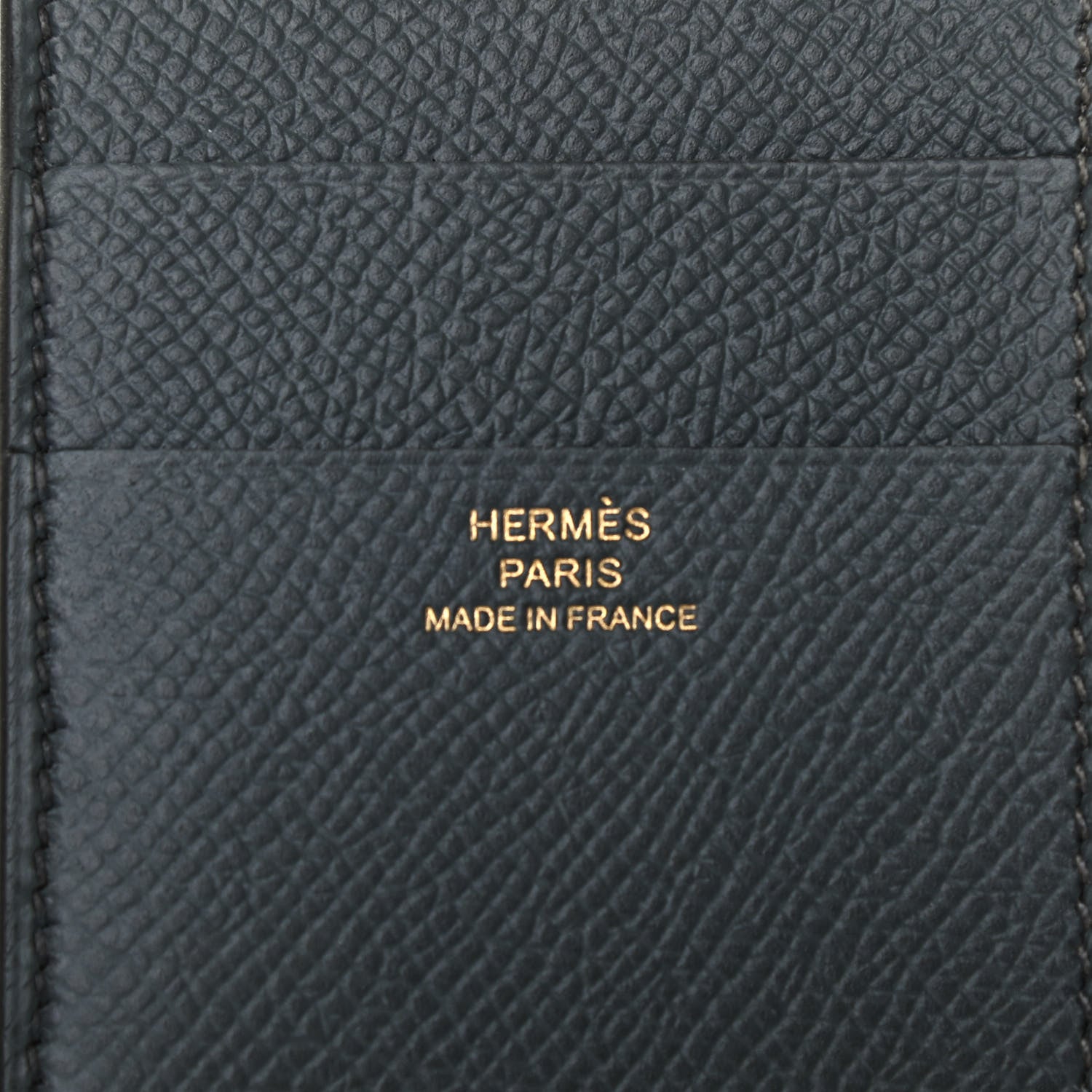Hermes Epsom Tri-Fold Compact Bearn Wallet Bleu Orage 6 of 7