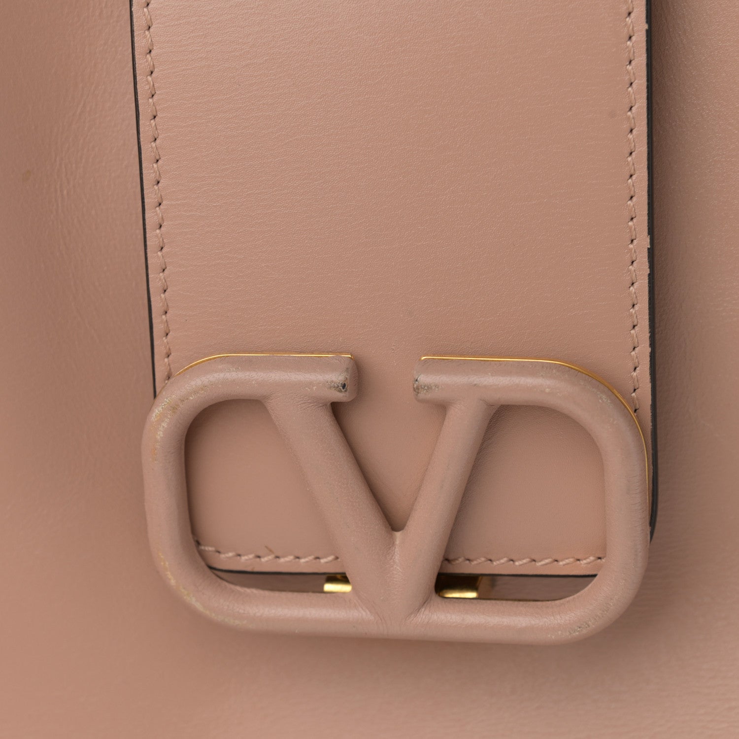 Valentino Garavani Smooth Calfskin VSling Hobo Bag Camel Rose 10 of 11