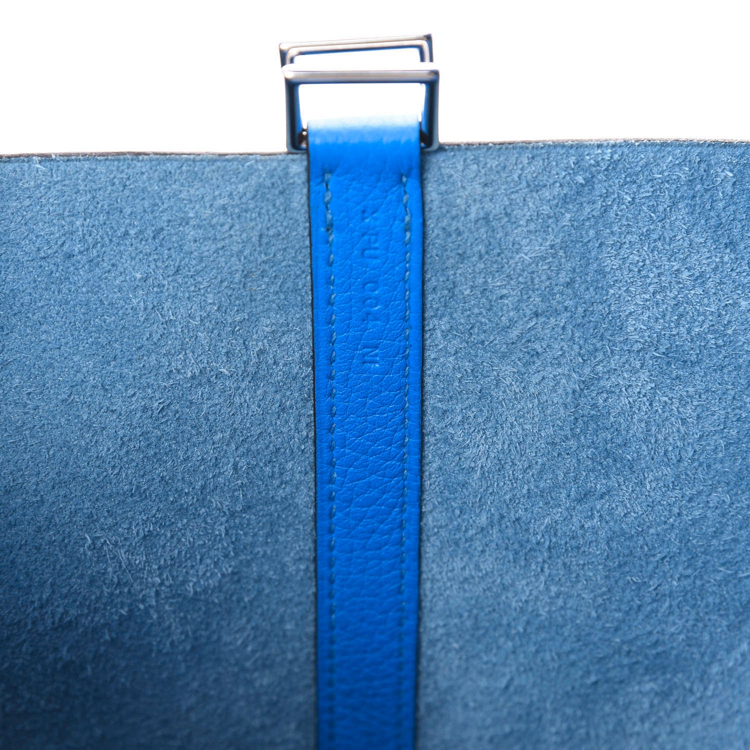 Hermes Taurillon Clemence Picotin Lock 22 MM Bleu Hydra 7 of 10