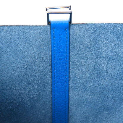 Hermes Taurillon Clemence Picotin Lock 22 MM Bleu Hydra 7 of 10