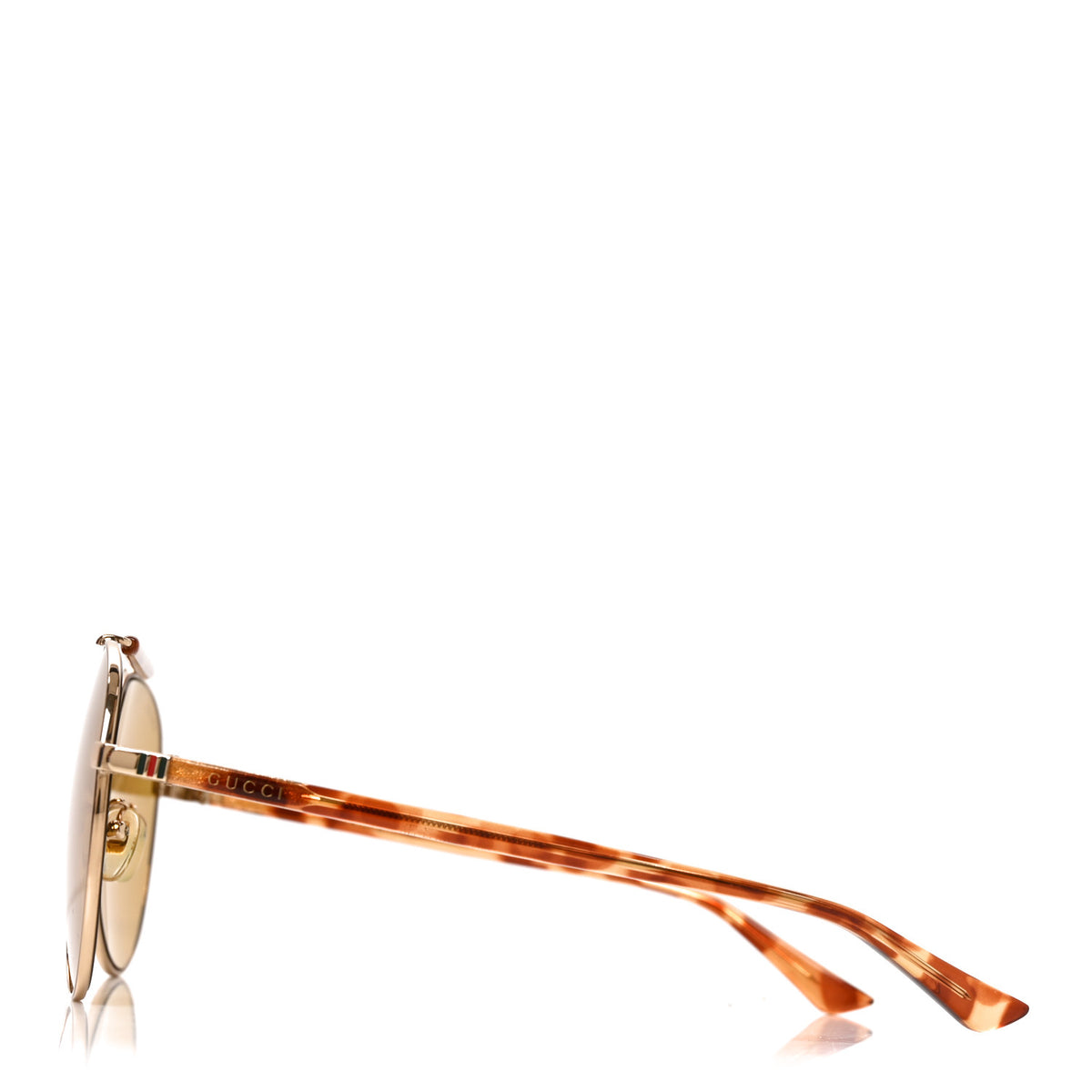 Aviator Sunglasses GG0014S Havana