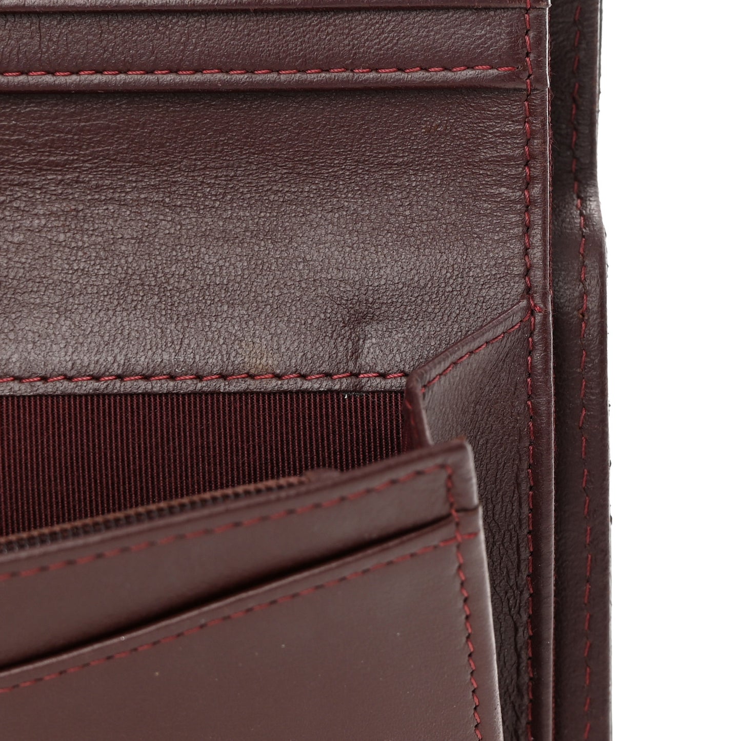 Lambskin Quilted Yen Wallet Black