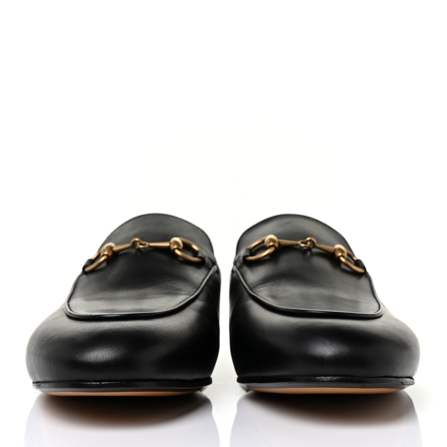 Calfskin Womens Princetown Slippers 36.5 Black