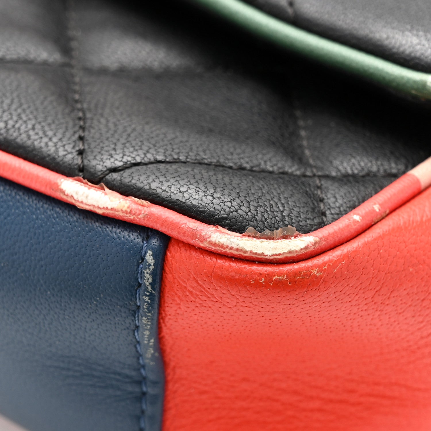 Chanel Lambskin Plexiglass Quilted Small Cuba Color Flap Black Multicolor 13 of 15