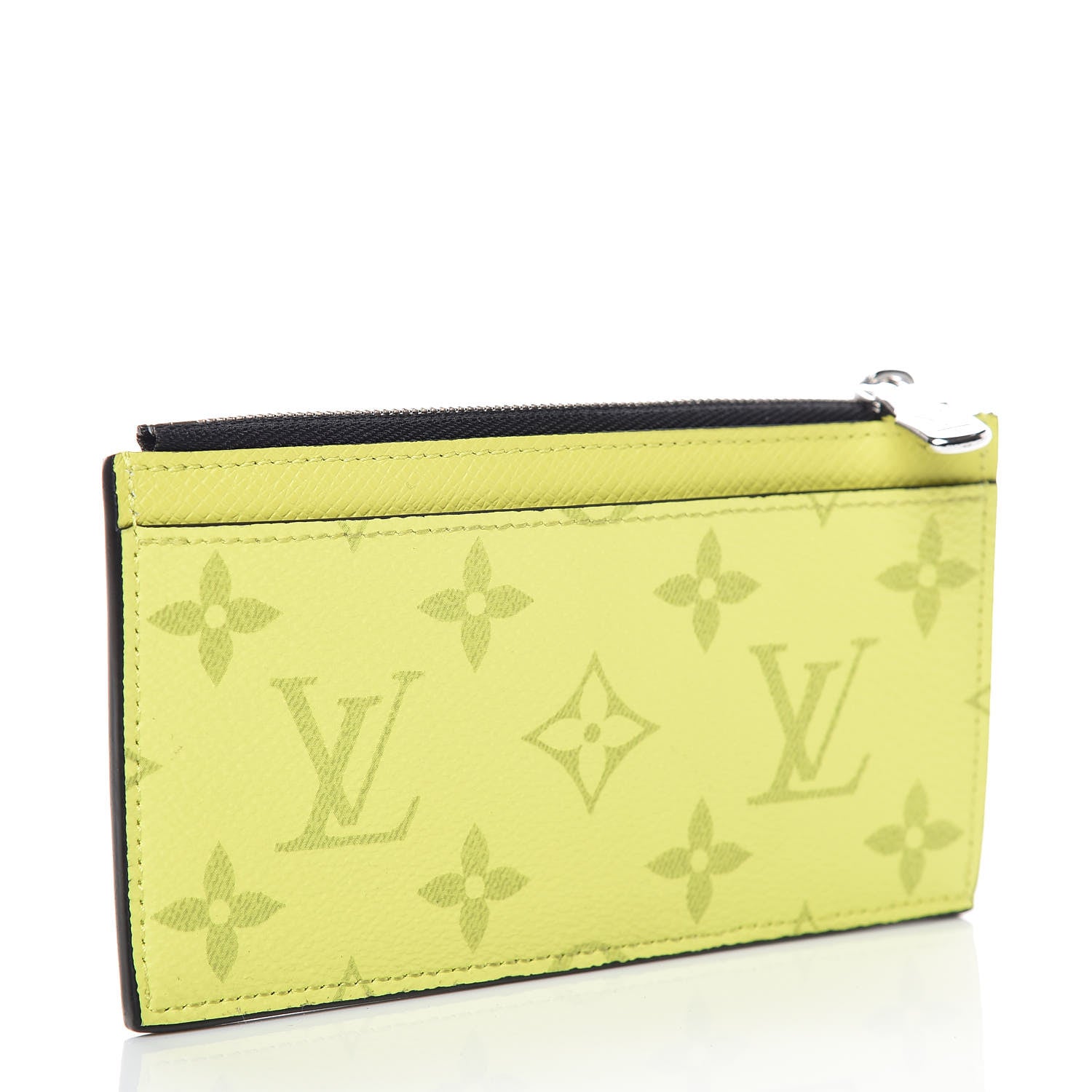 Louis Vuitton Monogram Taiga Coin Card Holder Yellow 3 of 8
