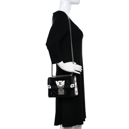 Louis Vuitton Vernis Epi Monogram Wynwood Black White 2 of 9