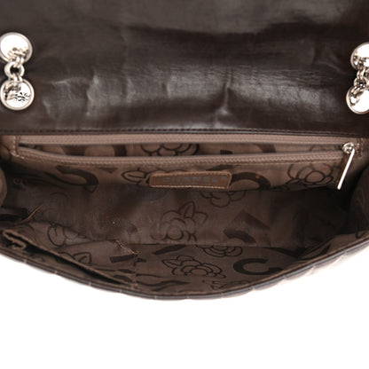 Chanel Lambskin Vertical Quilted Medium Single Flap Brown 5 of 14