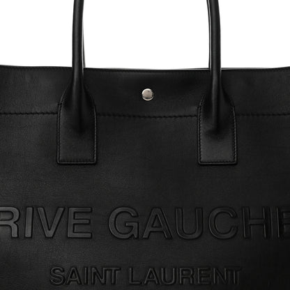 Saint Laurent Vitello Rive Gauche Large Tote Black 8 of 13