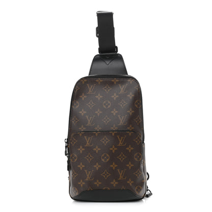 Louis Vuitton Monogram Macassar Avenue Sling Bag 1 of 9