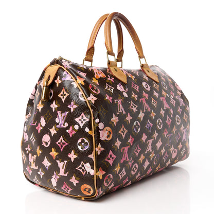 Louis Vuitton Watercolor Aquarelle Speedy 35 Brown 3 of 13