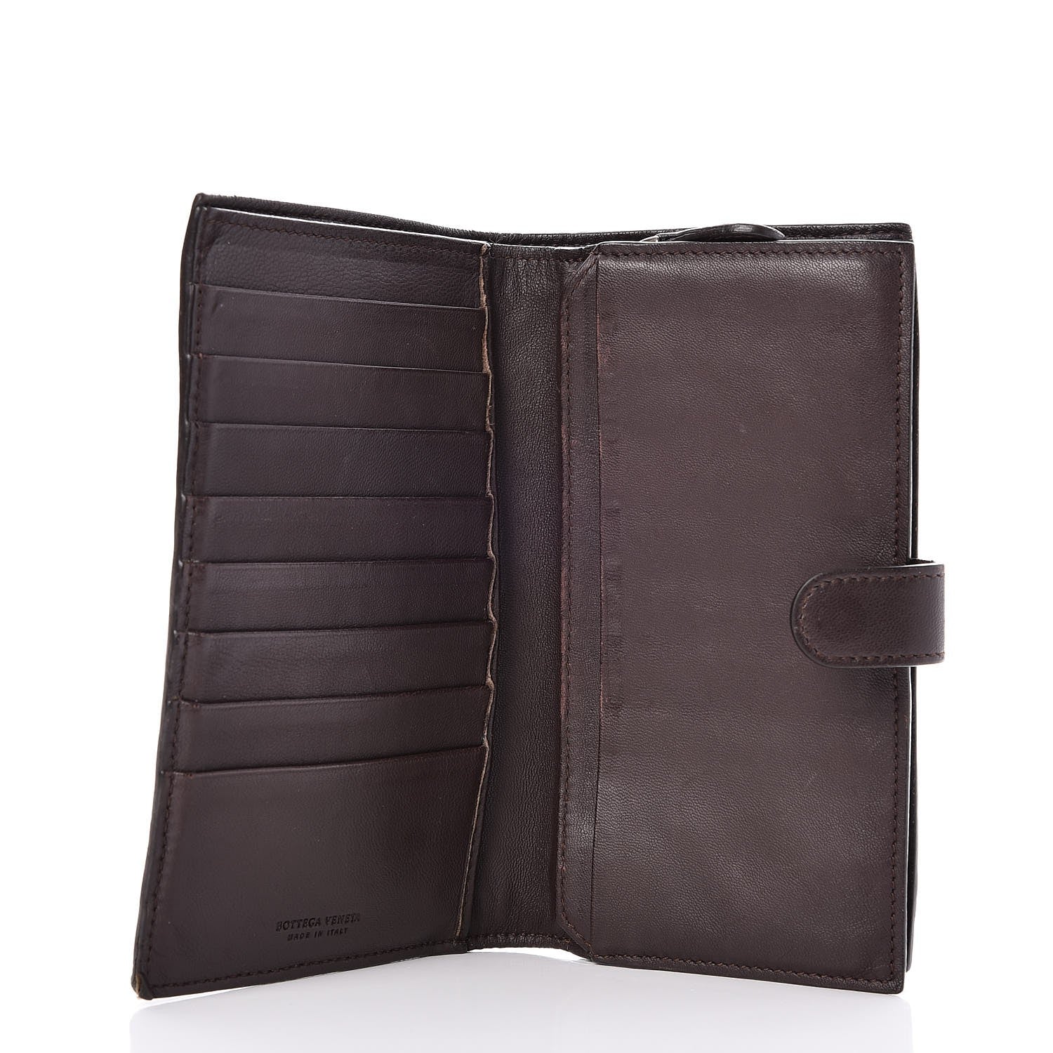 Bottega Veneta Nappa Intrecciato Continental Wallet Ebano 5 of 7