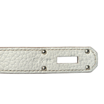 Hermes Taurillon Clemence Jypsiere 34 Gris Perle 7 of 11