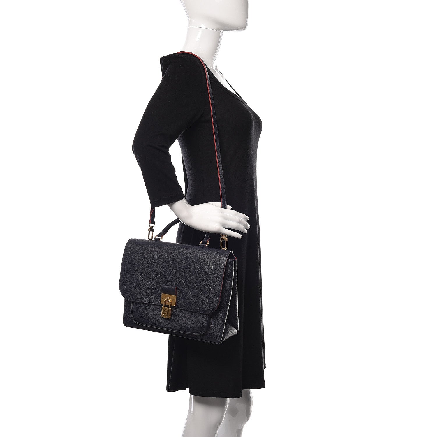 Louis Vuitton Empreinte Marignan Marine Rouge 2 of 8