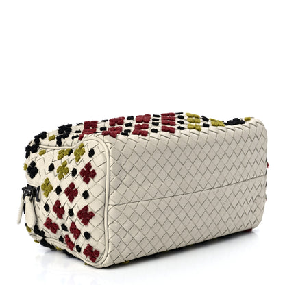 Bottega Veneta Nappa Intrecciato Mosaic Boston Mist Brique Black 3 of 11