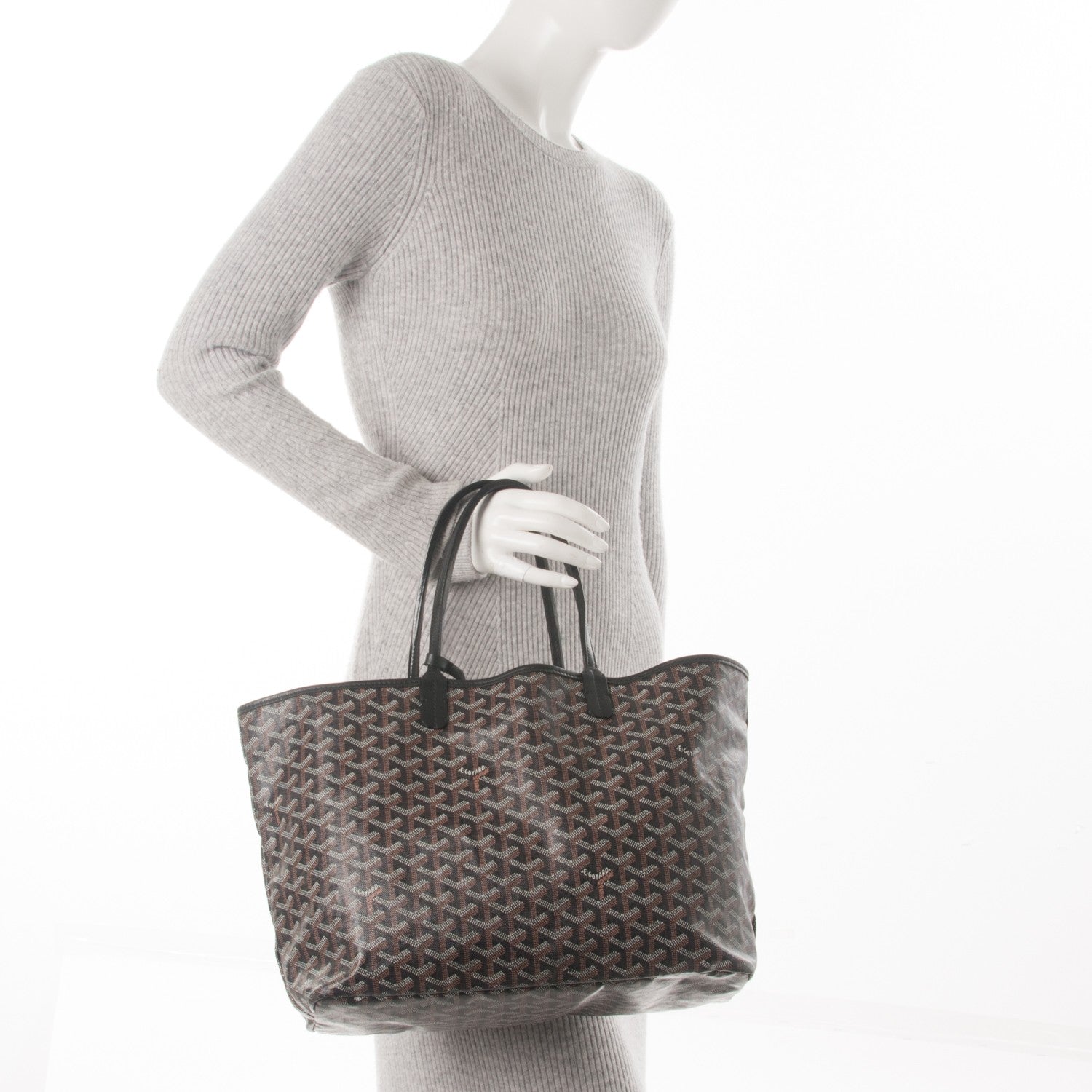 Goyard Goyardine Saint Louis PM Black 2 of 9