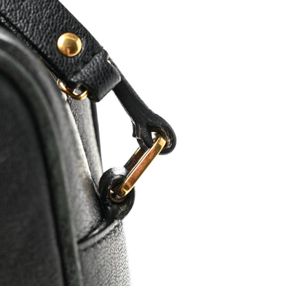 Saint Laurent Grained Lambskin Monogram Lou Camera Bag Black 12 of 12