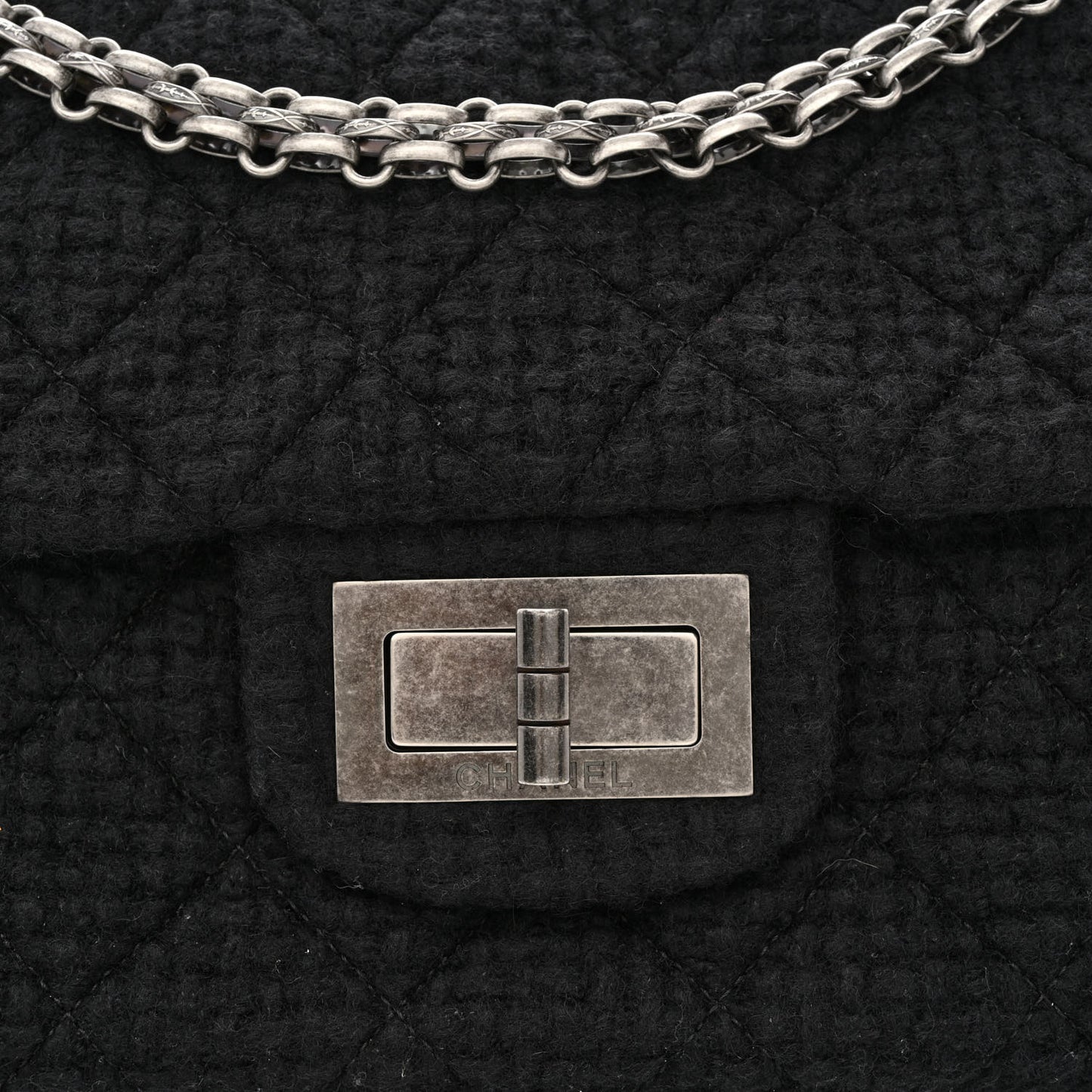 Tweed XXL Reissue Flap Black