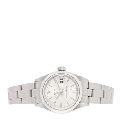 Rolex Stainless Steel 26mm Oyster Perpetual Date Watch Silver 79160 2 of 4