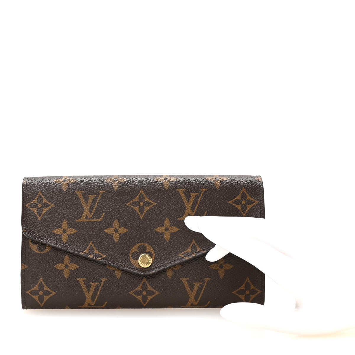 Louis Vuitton Monogram Sarah Wallet NM Rose Ballerine 2 of 8