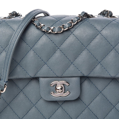 Chanel Caviar Quilted Medium Urban Companion Flap Blue 15 of 16