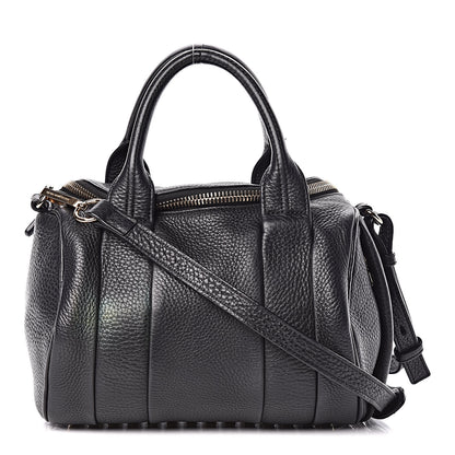 Alexander Wang Pebbled Lambskin Rockie Black Pale Gold Hardware 1 of 15