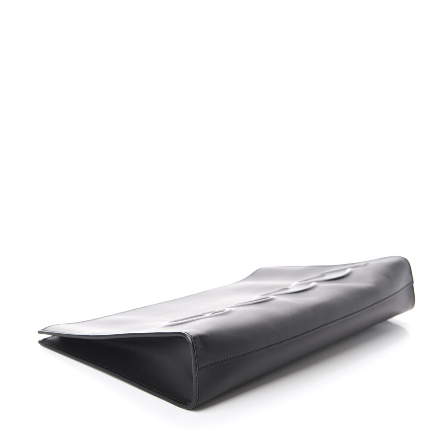 Gucci Calfskin Embossed XL Clutch Black 4 of 8