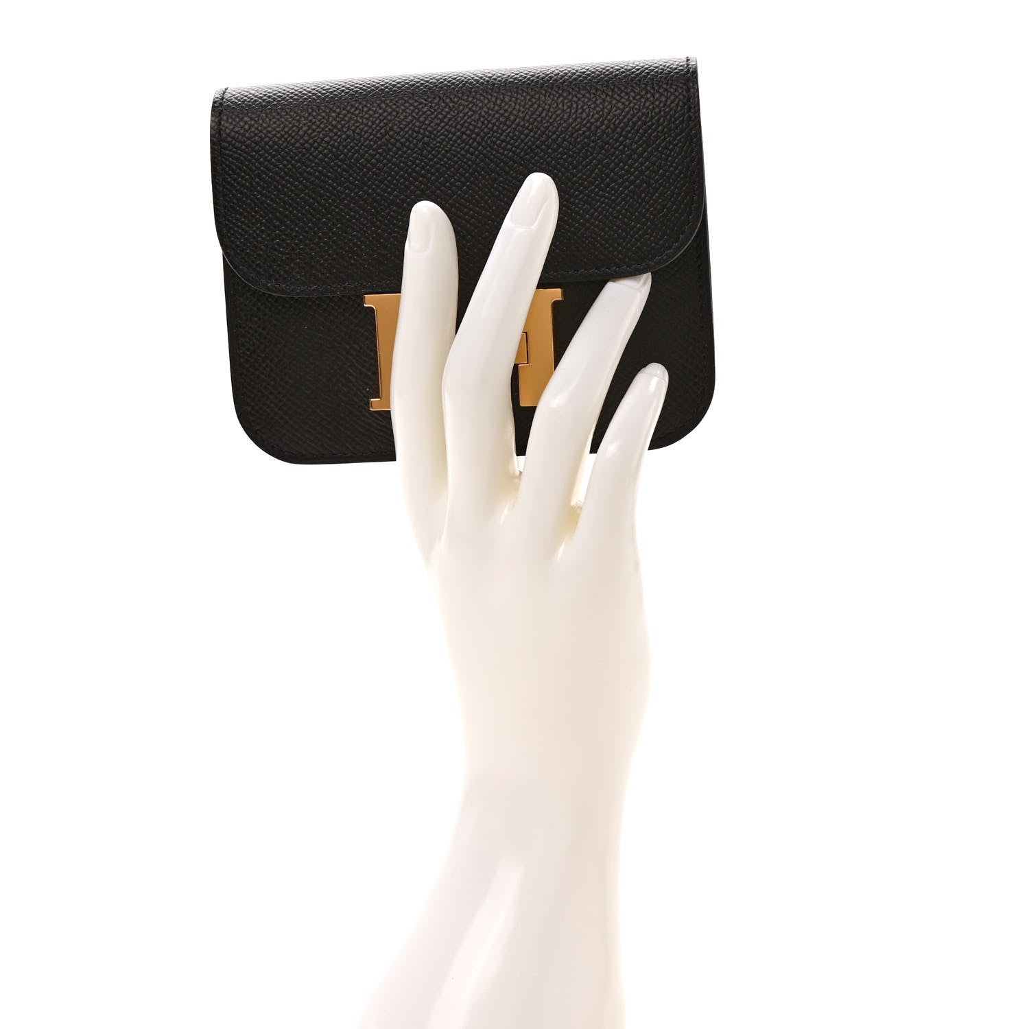 Hermes Epsom Constance Slim Wallet Black 2 of 7