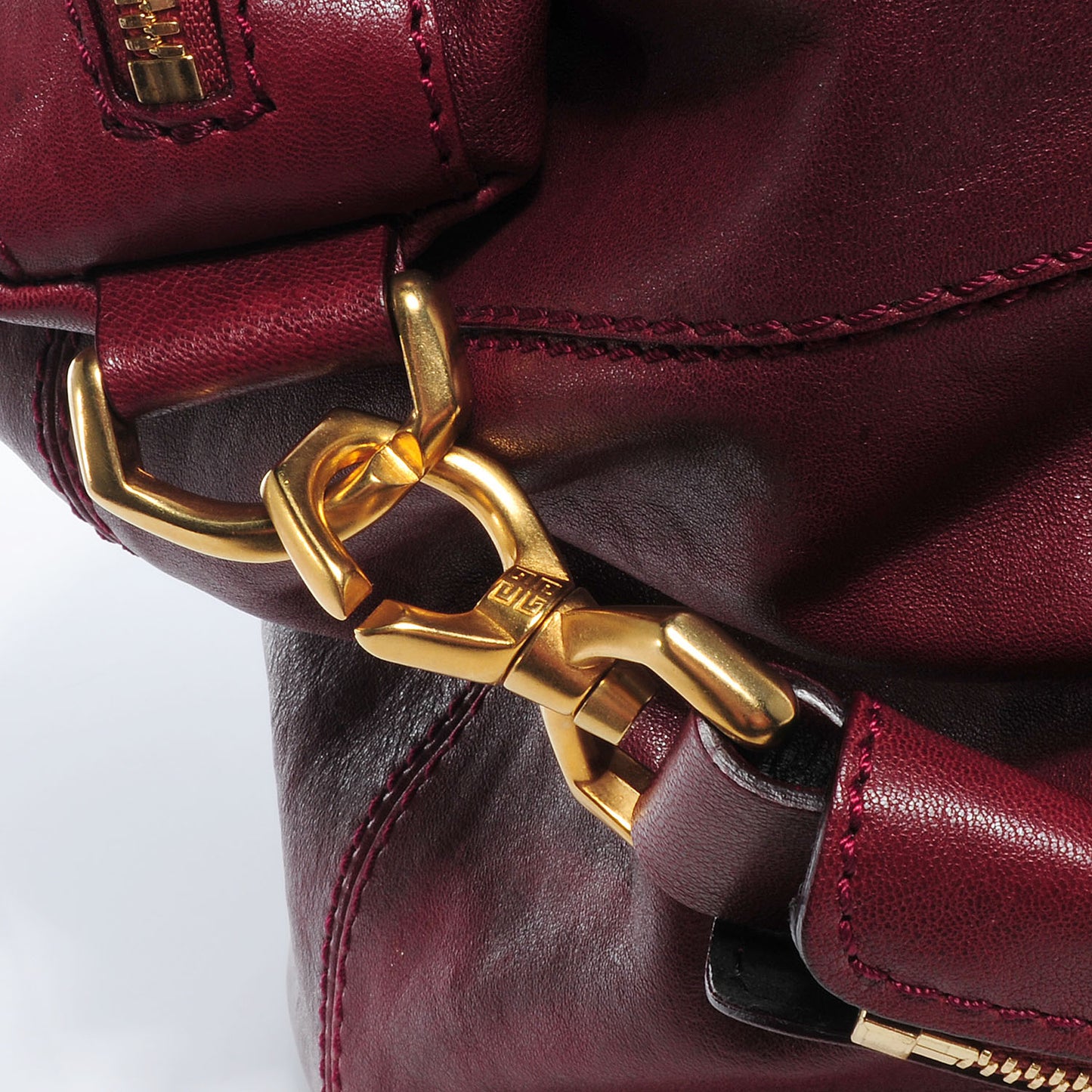 Leather Large Nightingale Red