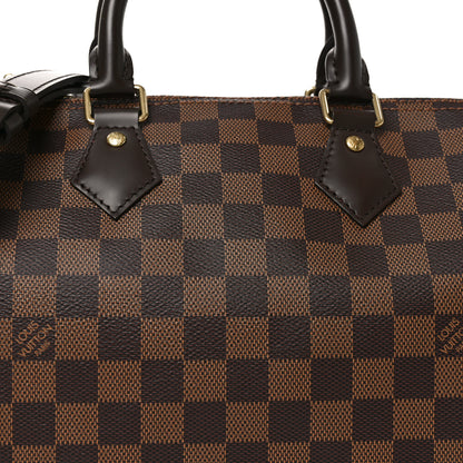 Louis Vuitton Damier Ebene Speedy Bandouliere 25 7 of 9