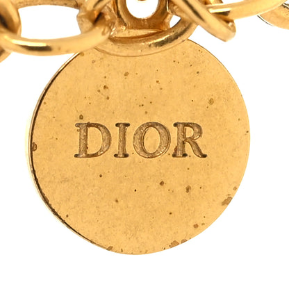 Christian Dior Metal Petit CD Choker Necklace Gold 5 of 5